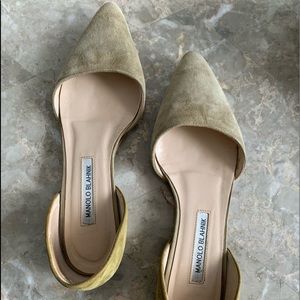Manolo Blahnik D’orsay Flats